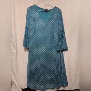 Allison Brittney Blue Polka Dot Dress!